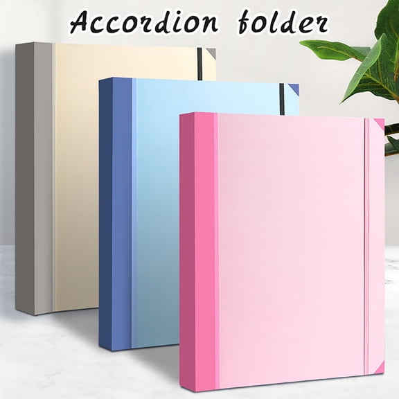 Document Organizer with Labels, Expandable File Folder with Pockets, Accordion File Organizer for Important Papers, Certificates, Passports, Photos, Letters, Home Office Supplies (1*Folder)