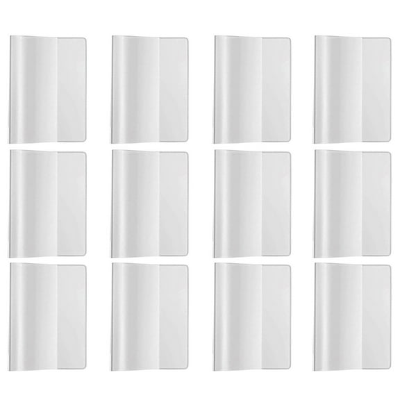 Document Protector Sleeves 5.3" X 7.3", Self-Adhesive Certificate Cover Set for Passport And Vaccine Card, Waterproof Transparent File Holders, Home Office Organization Supplies, 12Pc Protective Case