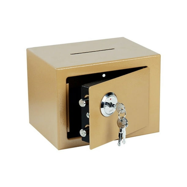 Document Safe Box Metal office Storage Steel Safety Cabinet Home Certificate Safe Box Key Safe Box ,Prevent Theft