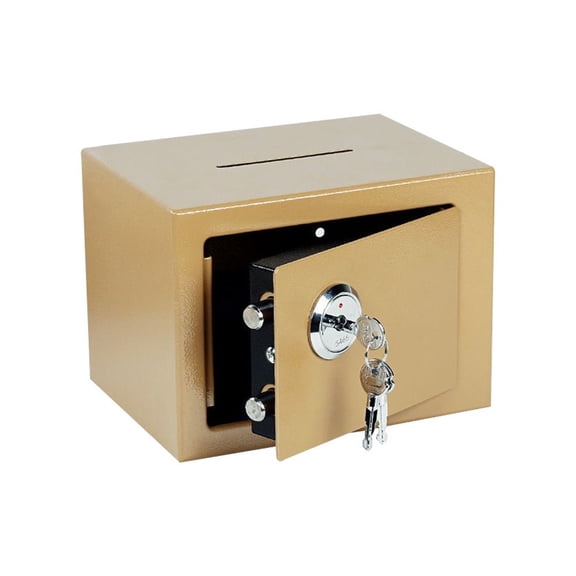 Document Safe Box Metal office Storage Steel Safety Cabinet Home Certificate Safe Box Key Safe Box ,Upgraded Security Combination Lock