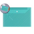 thumbnail image 1 of Documents Storage Bag, A4 Size Plastic 13 Inch x 9 Inch Transparent Twill File Envelope with Snap Closure, 1 of 4