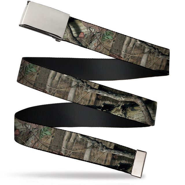 Buckle-Down Seatbelt Buckle Dog Collar - Mossy Oak Break-Up