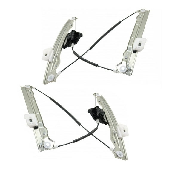 For Dodge Avenger 2008 2009 2010 Window Regulator Assembly Driver and Passenger Side | Pair | Front | Power | Cable | Replacement For CH1350149, CH1351149 | 68023491AA, 68023490AA