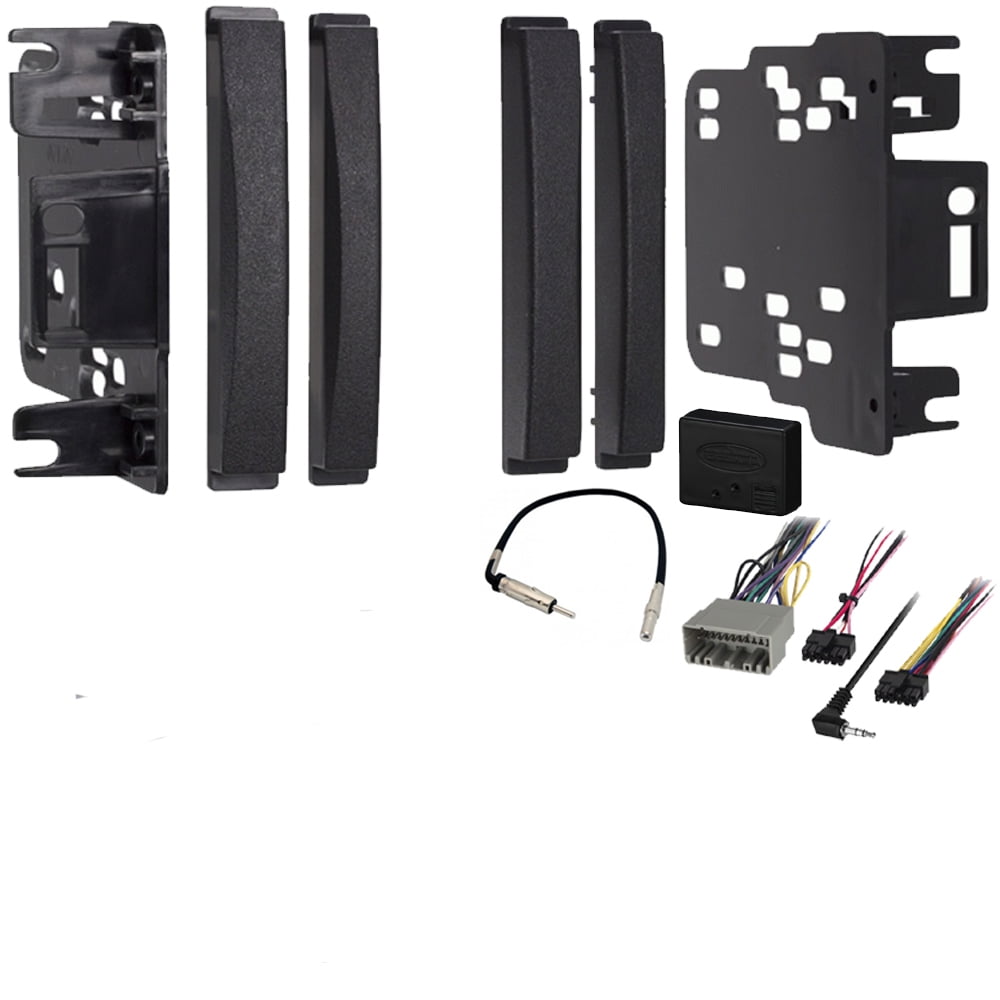 Dodge Avenger 2008 2014 Double DIN Stereo Harness Radio Install Dash Kit Package