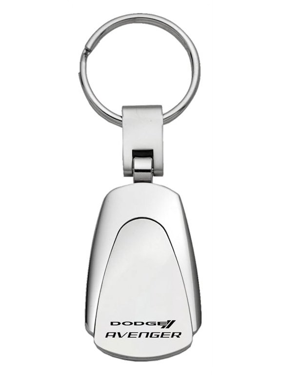 Dodge Avenger Teardrop Key Chain (Silver)