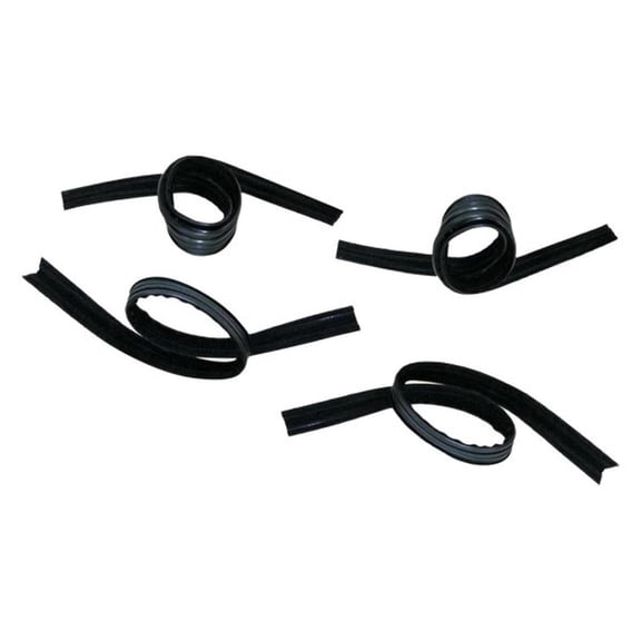 For Dodge B1500/B2500 1995 1996 1997 Glass Run Window Channel Kit Driver and Passenger Side | Front | Upper | Division Bar | 4 Pieces | Replacement For 4082007, 4082009