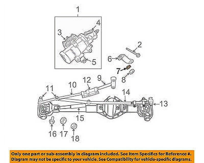 Dodge CHRYSLER OEM 0308 Ram 3500 Steering GearPitman Arm Lock Washer