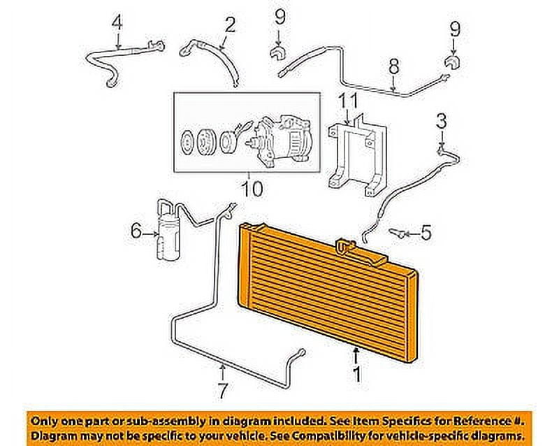 Dodge CHRYSLER OEM 0709 Ram 3500 Air Conditioner A/C ACCondenser