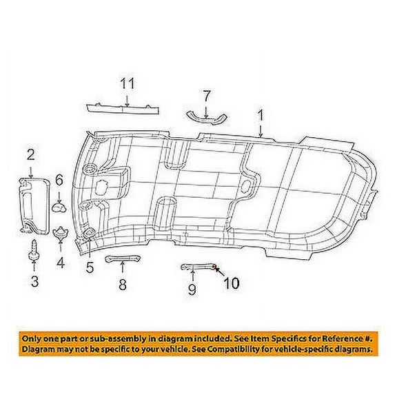 Dodge CHRYSLER OEM 13-15 Journey Interior-Roof-Coat Hanger Hook 5HT25HDAAD
