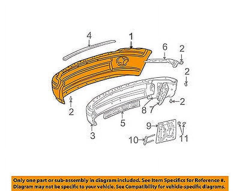 Dodge CHRYSLER OEM 2005 Ram 1500Bumper Cover 5030101AB