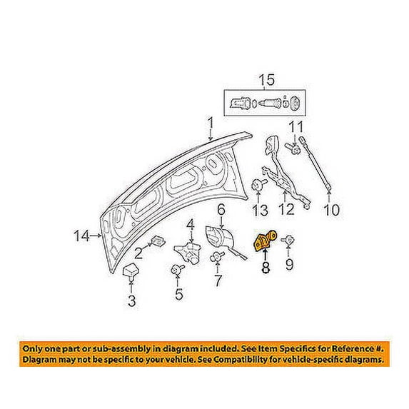 Dodge CHRYSLER OEM 2010 Charger Trunk-Striker 4814879AD