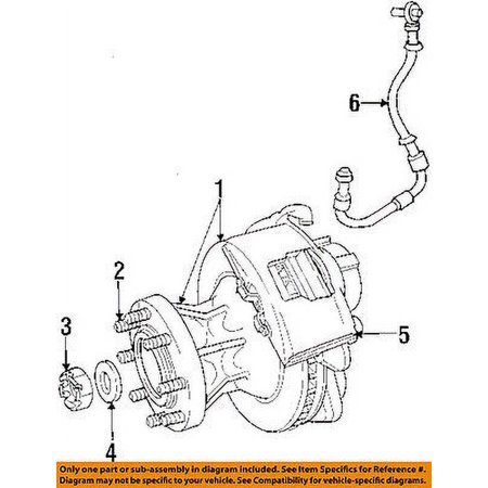Dodge CHRYSLER OEM 94-01 Ram 1500 Brake-Front-Wheel Stud 4773408