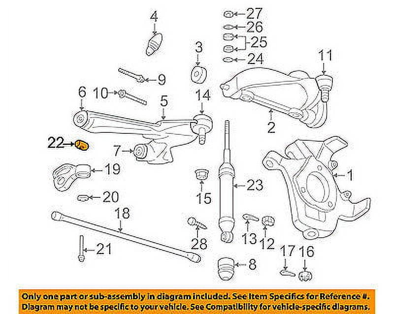Dodge CHRYSLER OEM 9704 Dakota Front SuspensionTorsion Bar Swivel