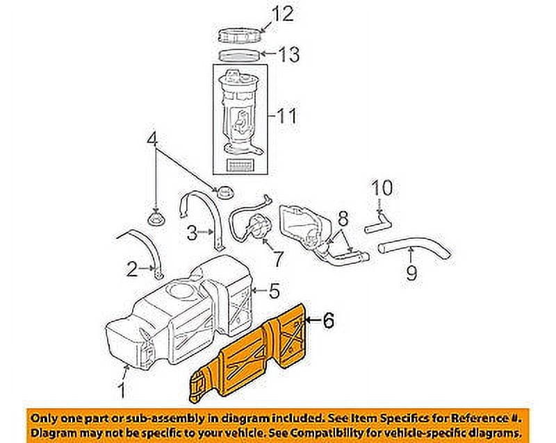 Dodge CHRYSLER OEM Ram 1500 Fuel SystemFuel Gas Tank Heat Shield