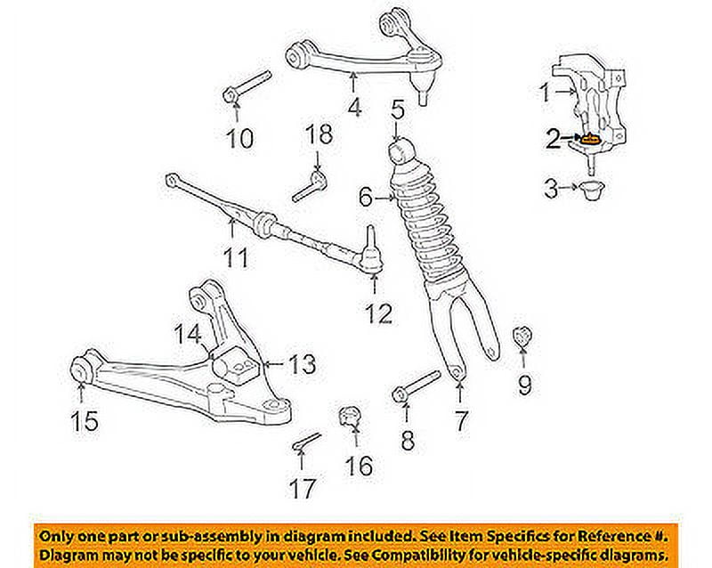 Dodge CHRYSLER OEM Viper Rear SuspensionKnuckle Assembly Insulator 6030099