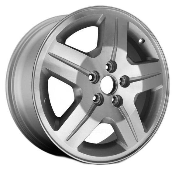 2007-2009 Dodge Caliber New 17" Machined Silver Replacement Wheel Rim