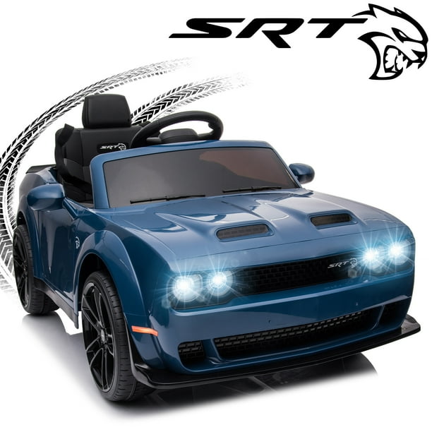Dodge Challenger 12 V Powered Ride On Car with Remote Control, SRT