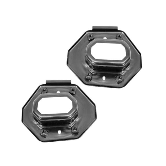 For Dodge Challenger 2008-2021 Bumper Mounting Bracket Driver and Passenger Side | Pair | Front | Rail End Reinforcement | Made of Steel | CH1062109, CH1063109 | 5065269AC, 191275803035