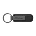 thumbnail image 1 of Dodge Challenger Classic Black PU Leather Strap Black Metal Bar LED Printed Logo Key Chain, 1 of 5