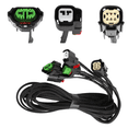 thumbnail image 1 of Dodge Challenger Headlight Fog Lamp Wiring Harness Connector Pigtail, Replacement for Part # 68259674AB, 2015-2021 Models, 1 of 5
