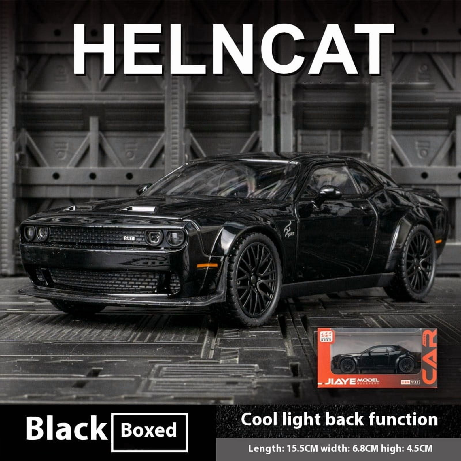 Dodge Challenger Hellcat Toy Car for 1: 32 Scale Die Cast Metel Cars ...