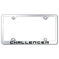 thumbnail image 1 of Dodge Challenger Laser Etched Logo Wide Body License Plate Frame (Chrome), 1 of 3