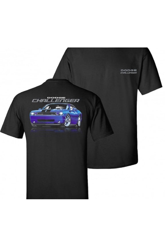 08 Challenger Dodge Men's Black T-Shirt Licensed Johny Rockstar