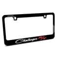 thumbnail image 1 of Dodge Challenger R/T Classic Black Metal License Plate Frame, 1 of 6