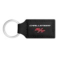 thumbnail image 1 of Dodge Challenger R/T Rectangular Black Leatherette Key Chain, 1 of 4