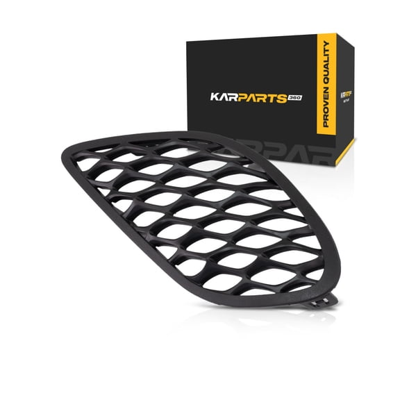 For Dodge Charger 2015-2022 Fog Light Cover Driver Side | Front | Textured Gray | SRT Hellcat Model | With Hood Scoop | Replacement For CH1038168 | 68280493AA