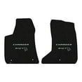 thumbnail image 1 of Lloyd Mats LogoMat Custom-Fit 2PC Carpet Floor Mats for 2015-2023 Dodge Charger AWD, Charcoal, 1 of 4