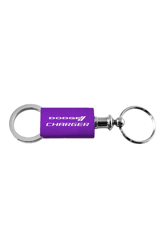 Dodge Charger Anodized Aluminum Valet Key Fob (Purple)