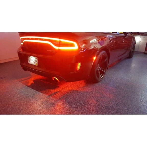 Dodge Charger Exhaust & Rear Fascia Vent LED Lighting Kit White