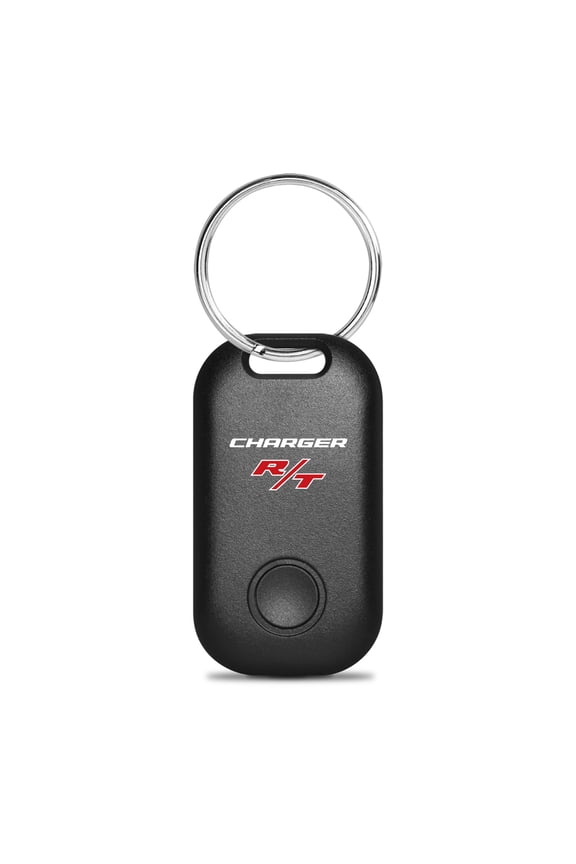 Dodge Charger R/T Black Cell Phone Bluetooth Smart Tracker Locator Key Chain for Car Key, Pets, Wallet, Purses, Handbags