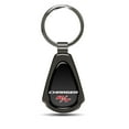 thumbnail image 1 of Dodge Charger R/T Black Dome Dark Gunmetal Metal Teardrop Key Chain, 1 of 7