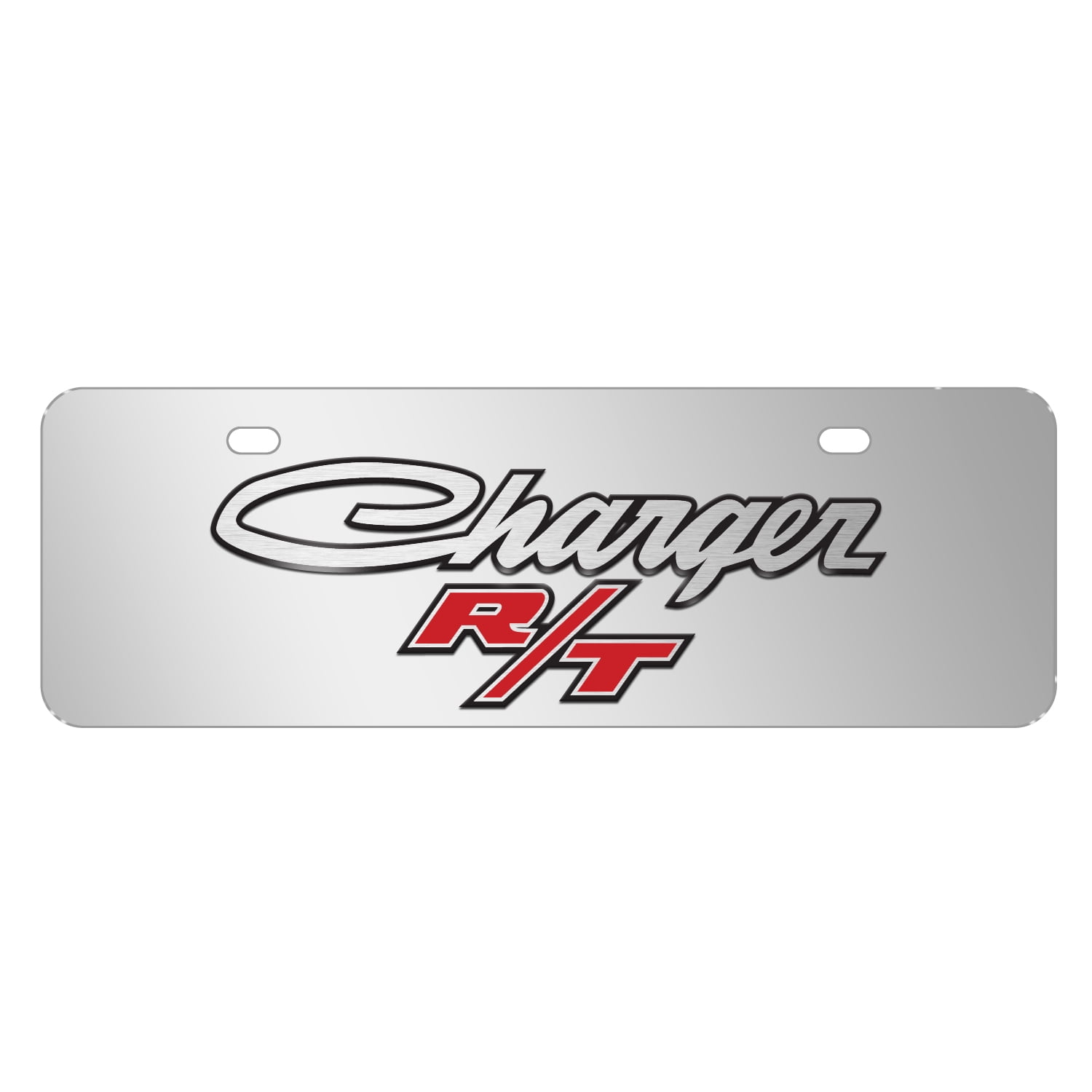 Custom Car Plate Ford Mustang European License Plate - 12x4.25 Inch 3D  Script Logo Black Stainless 3D Script Logo Plate, image size:1500x1500