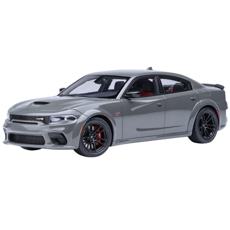 Dodge Charger Scat Pack Widebody Destroyer Gray 1/18 Car Model by Autoart