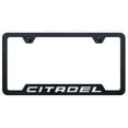 thumbnail image 1 of Dodge Citadel Laser Etched Logo Cut-Out License Plate Frame (Rugged Black), 1 of 3