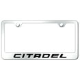 thumbnail image 1 of Dodge Citadel Laser Etched Logo Stainless Steel License Plate Frame (Chrome), 1 of 3