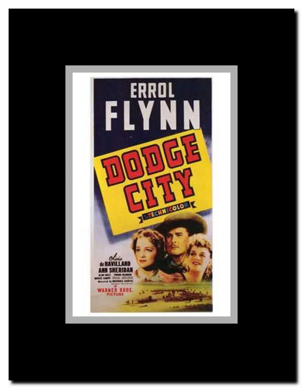 Dodge City Framed Movie Poster