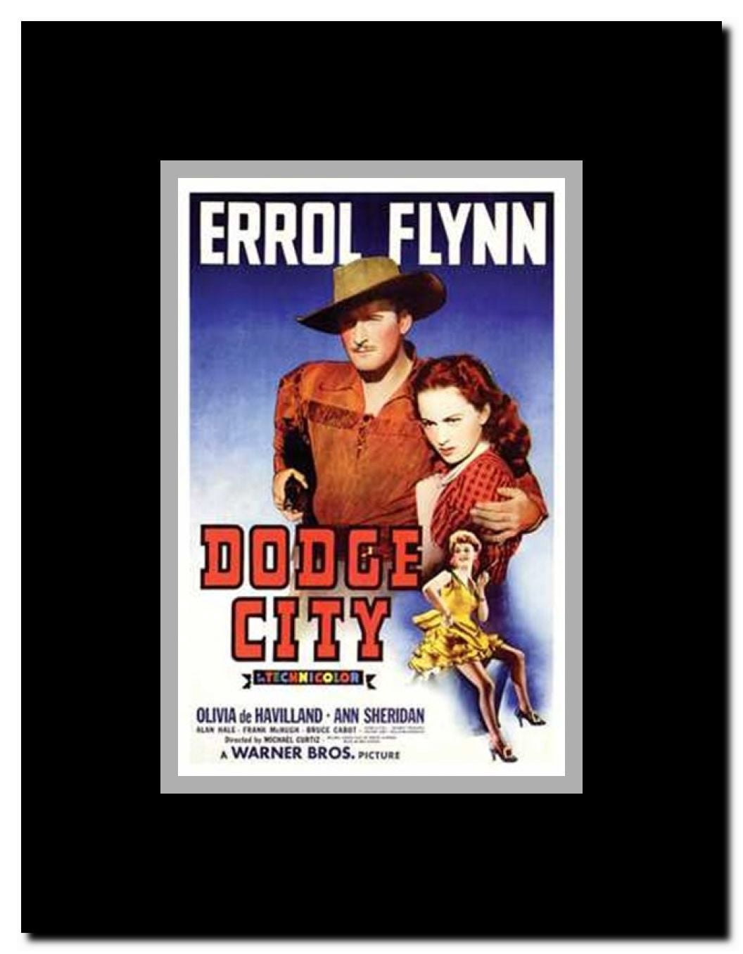 Dodge City Framed Movie Poster