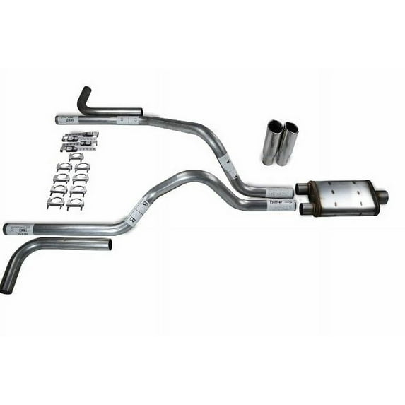Dodge Dakota 97-05 2.5" Dual Truck Exhaust Kits Magnaflow XL Side Clamp