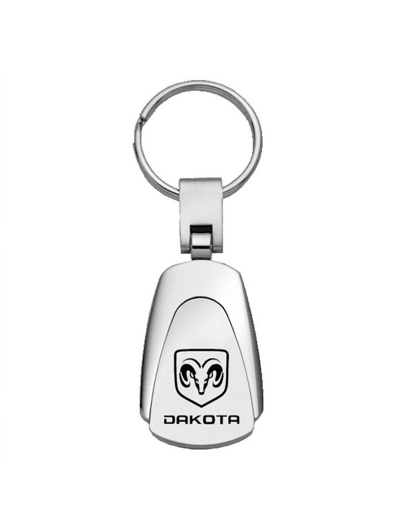 Dodge Dakota Teardrop Key Chain (Silver)