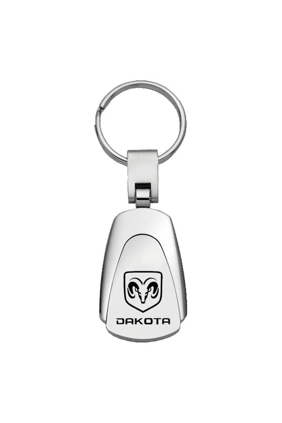 Dodge Dakota Teardrop Key Chain (Silver)