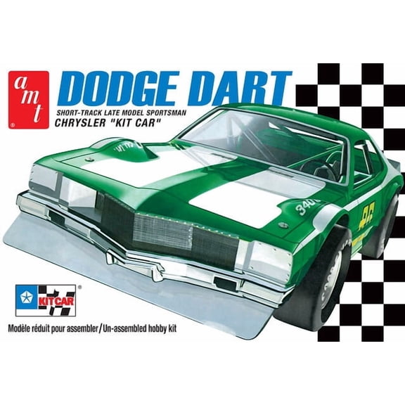 AMT Dodge Dart Sportsman Short Track Kit Car 1/25 Scale Model Kit