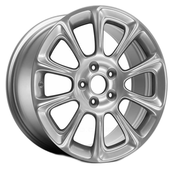 2013-2016 Dodge Dart 17" Hyper Silver OEM Factory Wheel Rim 1TP82TRMAB