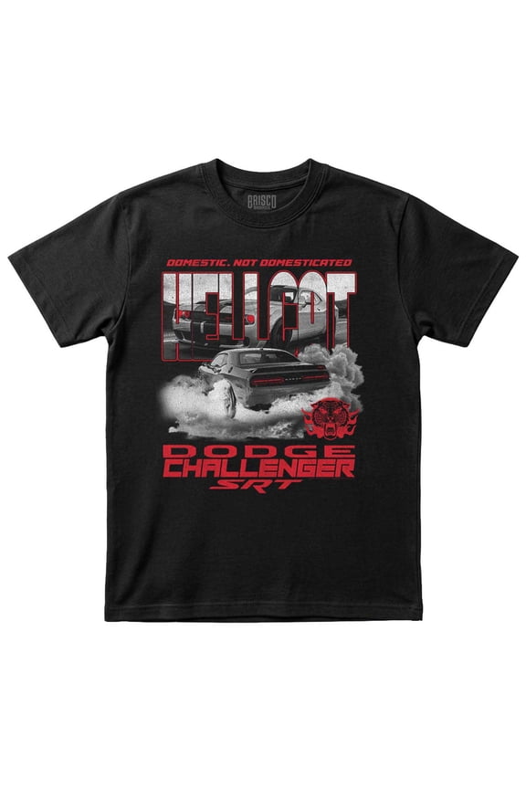 Dodge Domestic Not Domesticated Car Men's Graphic T Shirt Tees Brisco Brands M