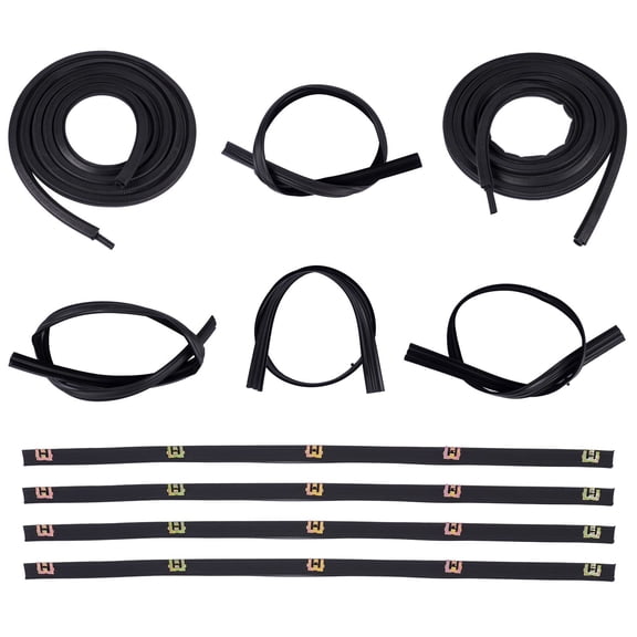 Dodge Door & Window Run Channel Weatherstrip Seal Set - OEM KD1001-10 - 1972-79 Pickup & Truck