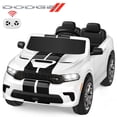thumbnail image 1 of Dodge Kids Electric Ride-On Car, 12V Licensed Dodge Durango Electric Ride-On Toy with Parent Remote Control, Electric Car for Boys Ages 3–6, Features Music/LED Lights/Seat Belt, White, 1 of 12