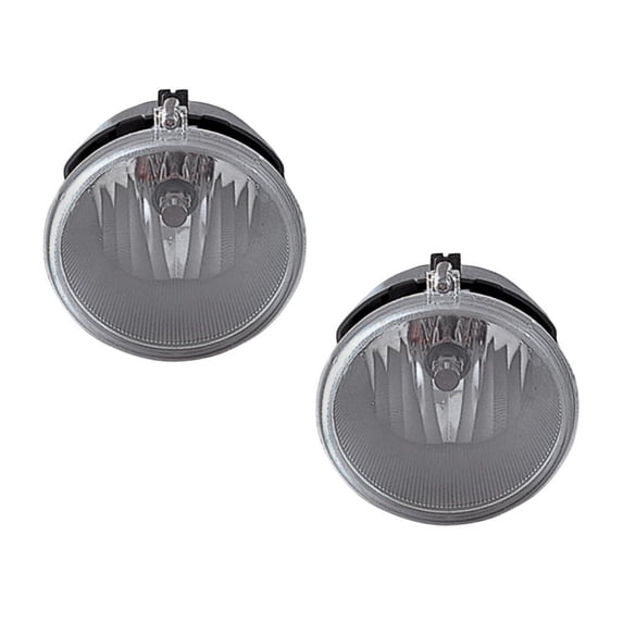 For Dodge Durango 2007 2008 2009 Fog Lights Assembly Driver And Passenger Side | Pair | CAPA | Black Housing | Clear Lens | Replacement For CH2592135, CH2592135C | 04805859AB, 4805859AA